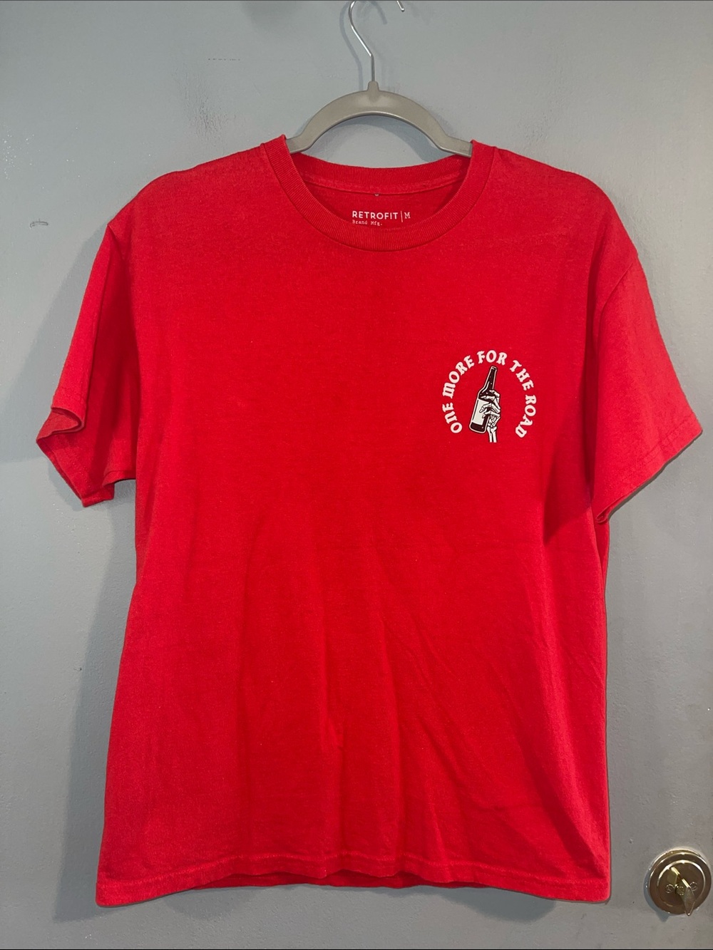 Retrofit "One More For The Road" Graphic Tee Size M